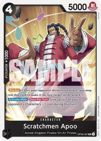 Scratchmen Apoo OP08-087 Two Legends Card
