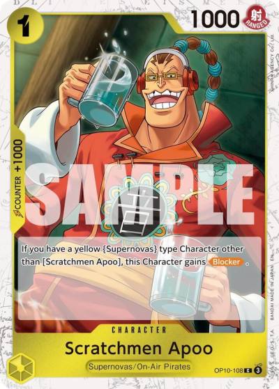 Scratchmen Apoo - OP10-108 (Pirate Foil) OP10-108 Premium Booster -The Best- Vol. 2 Card