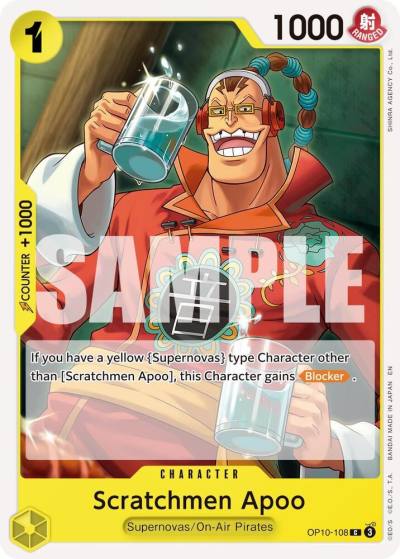 Scratchmen Apoo - OP10-108 (Reprint) OP10-108 Premium Booster -The Best- Vol. 2 Card