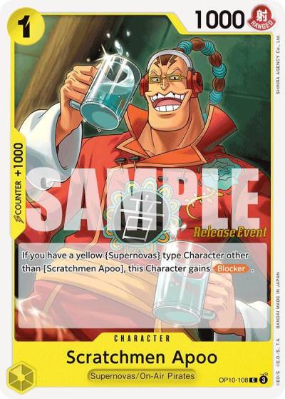 Scratchmen Apoo OP10-108 Royal Blood Release Event Cards Card