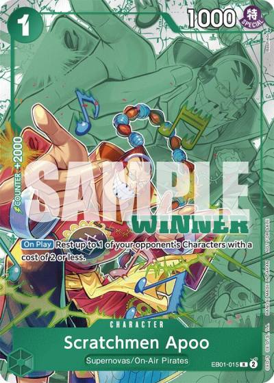 Scratchmen Apoo (Winner Pack 2025 Vol. 2) EB01-015 One Piece Promotion Cards Card