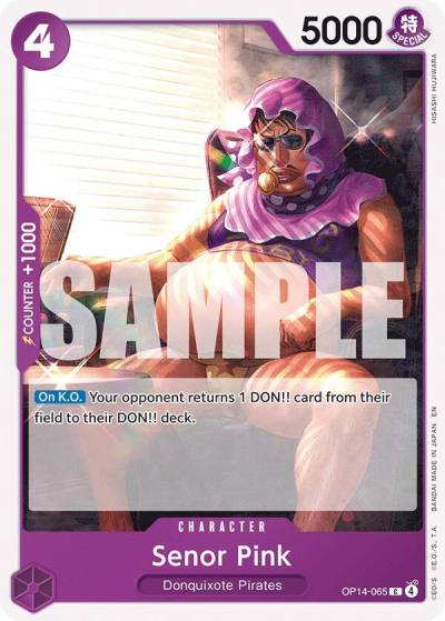 Senor Pink OP14-065 The Azure Sea's Seven Card