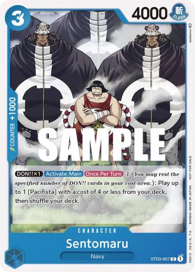 Sentomaru (Tournament Pack Vol. 3) [Participant] ST03-007 One Piece Promotion Cards Card