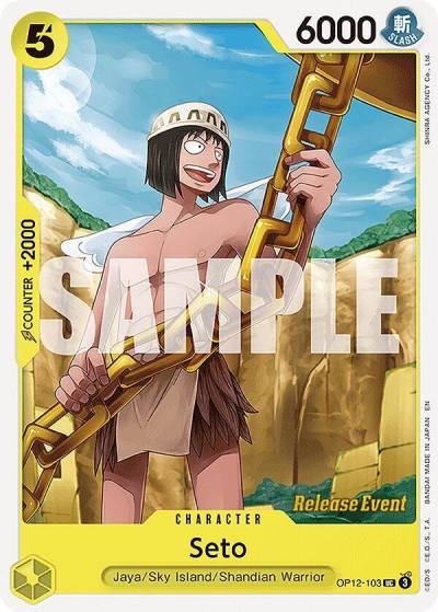 Seto OP12-103 Legacy of the Master Release Event Cards Card