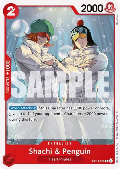 Shachi & Penguin OP14-006 The Azure Sea's Seven Card
