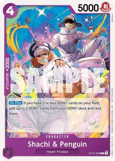 Shachi & Penguin (Tournament Pack 2025 Vol. 4) ST10-008 One Piece Promotion Cards Card
