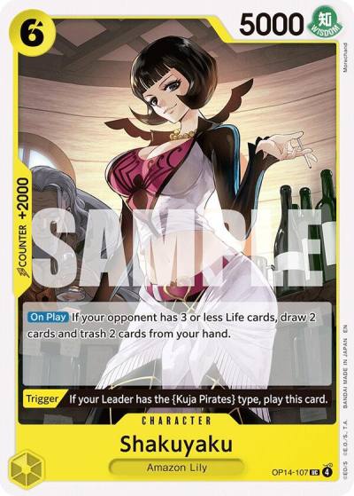 Shakuyaku OP14-107 The Azure Sea's Seven Card
