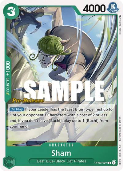 Sham OP03-027 Pillars of Strength Pre-Release Cards Card