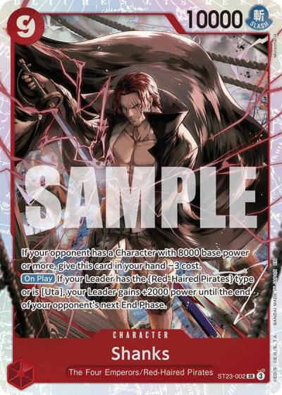 Shanks (002) ST23-002 Starter Deck 23: RED Shanks Card