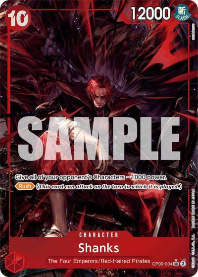 Shanks (004) (Alternate Art) OP09-004 Emperors in the New World Card
