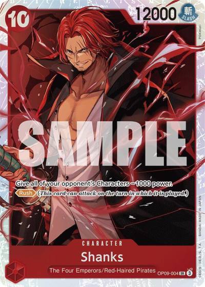 Shanks (004) OP09-004 Emperors in the New World Card