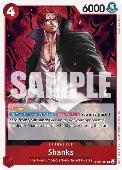 Shanks (008) OP12-008 Legacy of the Master Card