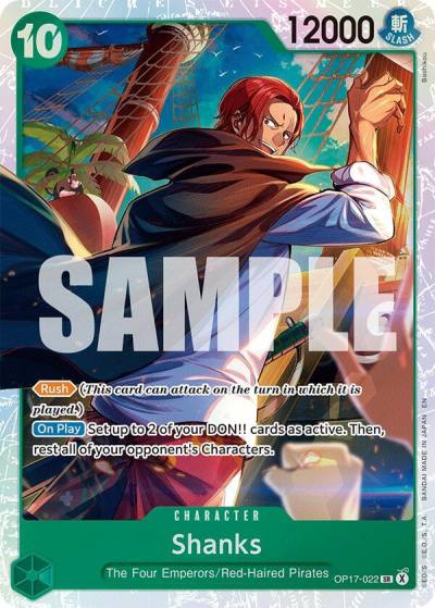 Shanks (022) OP17-022 The World's Strongest Warriors Card