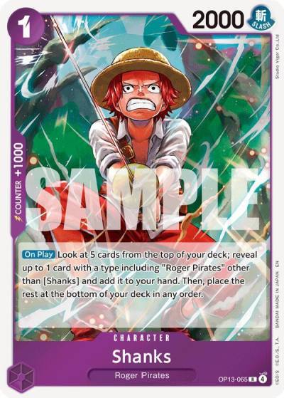 Shanks (065) OP13-065 Carrying On His Will Card