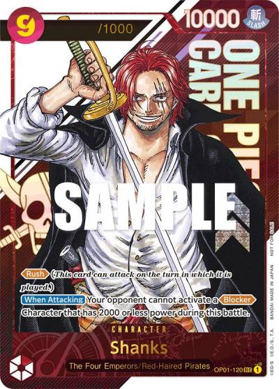 Shanks (Championship 2023) [Serial Number] OP01-120 One Piece Promotion Cards Card