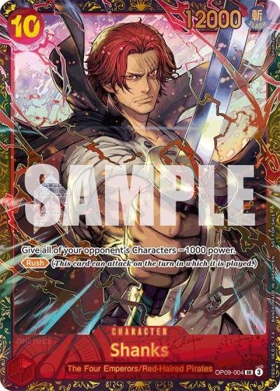 Shanks (Championship 25-26 Offline Regionals Season 2) OP09-004 One Piece Promotion Cards Card