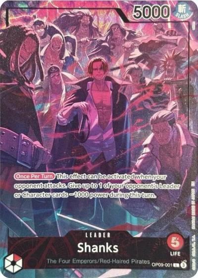 Shanks (English Version 2nd Anniversary Set) OP09-001 One Piece Promotion Cards Card