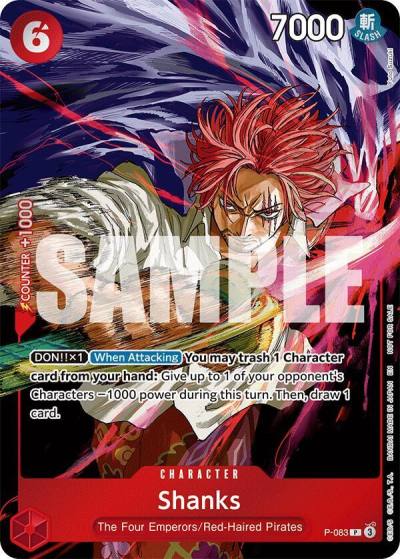 Shanks (Event Pack Vol. 6) P-083 One Piece Promotion Cards Card