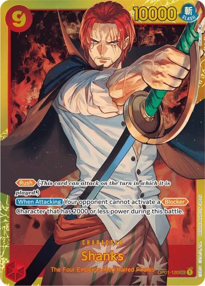 Shanks OP01-120 Romance Dawn Card