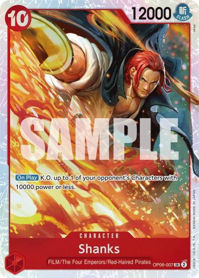 Shanks OP06-007 Wings of the Captain Card