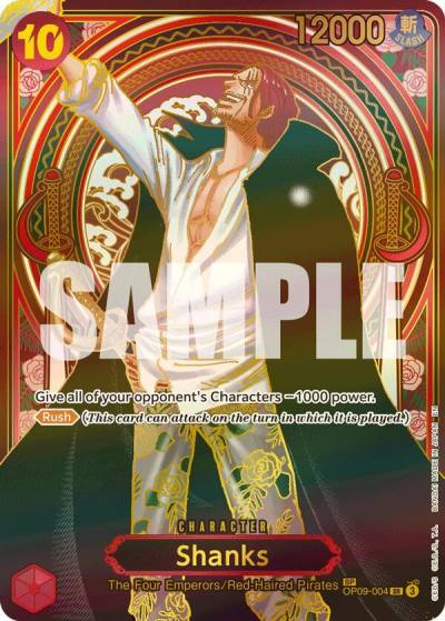 Shanks - OP09-004 (SP) (Gold) OP09-004 Carrying On His Will Card