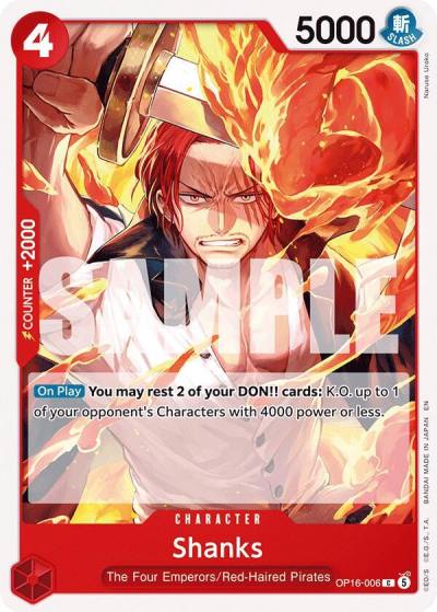 Shanks OP16-006 The Time of Battle Card