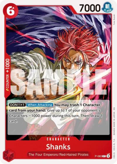 Shanks - P-083 (Reprint) P-083 Premium Booster -The Best- Vol. 2 Card