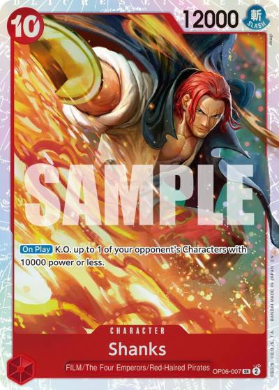 Shanks (Reprint) OP06-007 Premium Booster -The Best- Vol. 2 Card