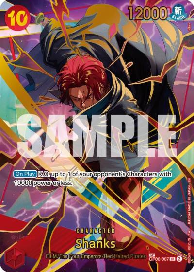 Shanks (SP) OP06-007 Premium Booster -The Best- Vol. 2 Card