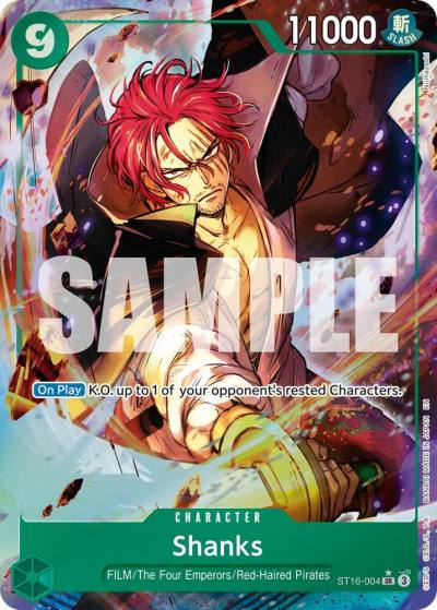 Shanks - ST16-004 (Alternate Art) ST16-004 Premium Booster -The Best- Vol. 2 Card