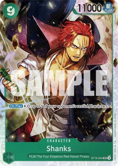 Shanks ST16-004 Starter Deck 16: GREEN Uta Card