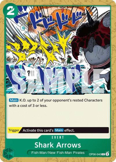 Shark Arrows OP06-040 Wings of the Captain Card