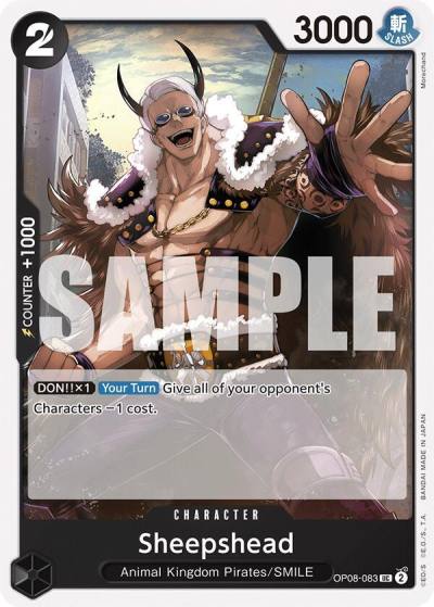 Sheepshead OP08-083 Two Legends Card