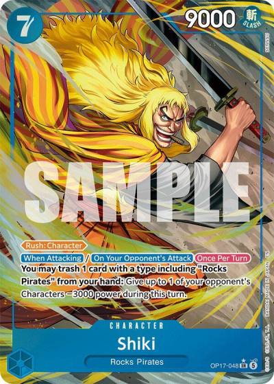 Shiki (048) (Alternate Art) OP17-048 The World's Strongest Warriors Card