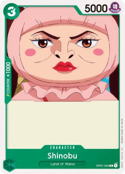 Shinobu OP01-043 Romance Dawn Card