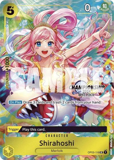 Shirahoshi (CS 2024 Celebration Pack) OP03-116 One Piece Promotion Cards Card