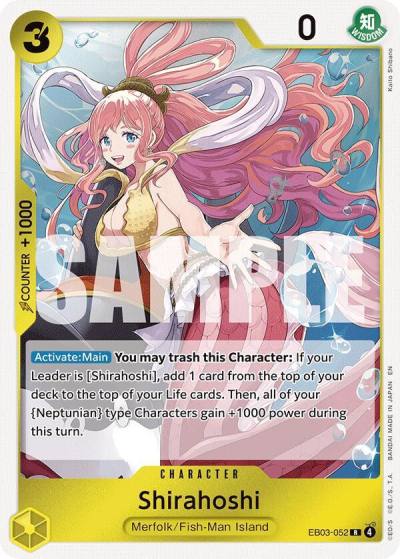 Shirahoshi EB03-052 Extra Booster: One Piece Heroines Edition Card