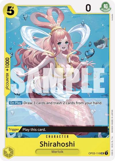 Shirahoshi (OP03-116) (Reprint) OP03-116 Premium Booster -The Best- Card
