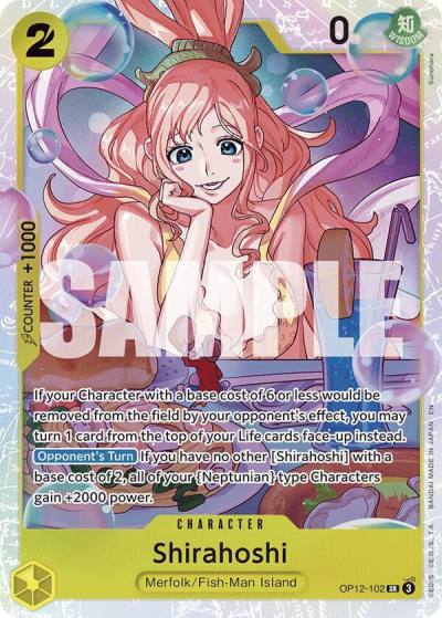 Shirahoshi OP12-102 Legacy of the Master Card
