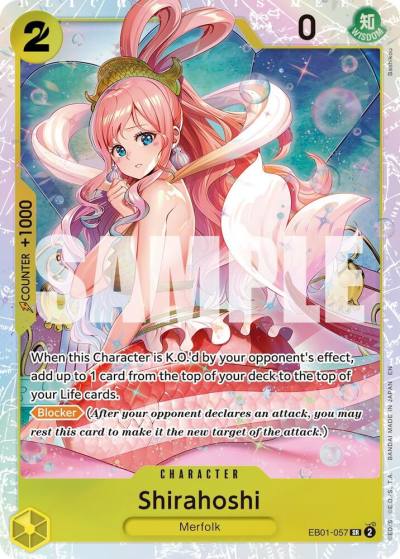 Shirahoshi (Reprint) EB01-057 Premium Booster -The Best- Vol. 2 Card