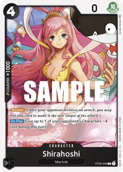 Shirahoshi ST08-006 Starter Deck 8: Monkey.D.Luffy Card