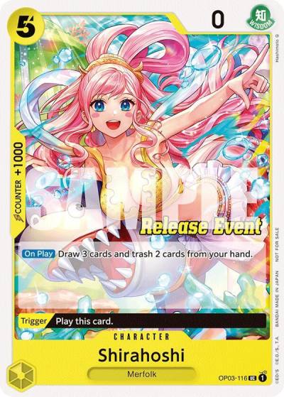 Shirahoshi (ST15 - ST20 Release Event Pack) OP03-116 One Piece Promotion Cards Card