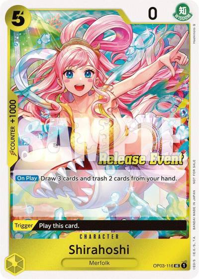 Shirahoshi (ST15 - ST20 Release Event Winner Pack) OP03-116 One Piece Promotion Cards Card