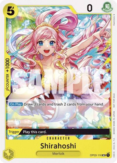 Shirahoshi (Tournament Pack Vol. 6) OP03-116 One Piece Promotion Cards Card