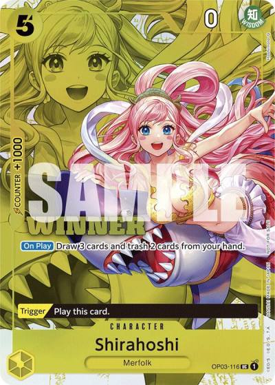 Shirahoshi (Winner Pack Vol. 6) OP03-116 One Piece Promotion Cards Card