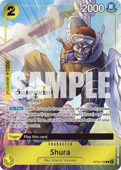 Shura (CS 2024 Celebration Pack) OP05-106 One Piece Promotion Cards Card