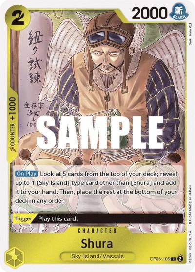 Shura OP05-106 Awakening of the New Era Card