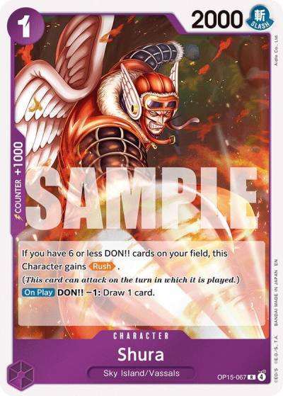 Shura OP15-067 Adventure on Kami's Island Card