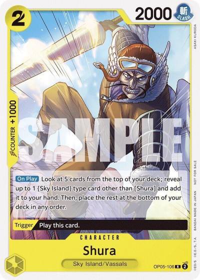 Shura (Tournament Pack Vol. 7) OP05-106 One Piece Promotion Cards Card