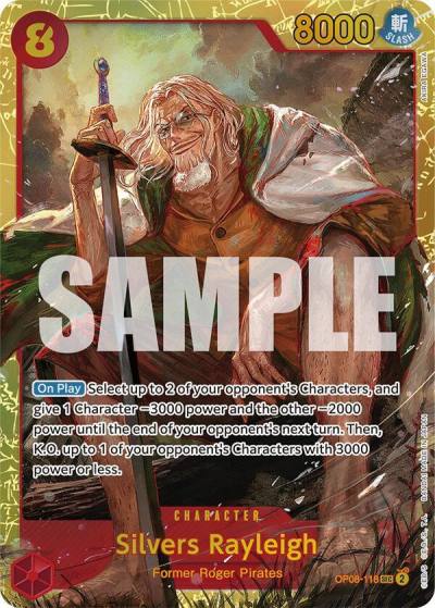 Silvers Rayleigh OP08-118 Two Legends Card